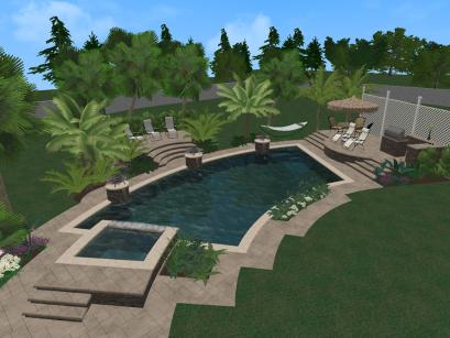 Classic Pool & Spa pool by Luxe Outdoor Construction