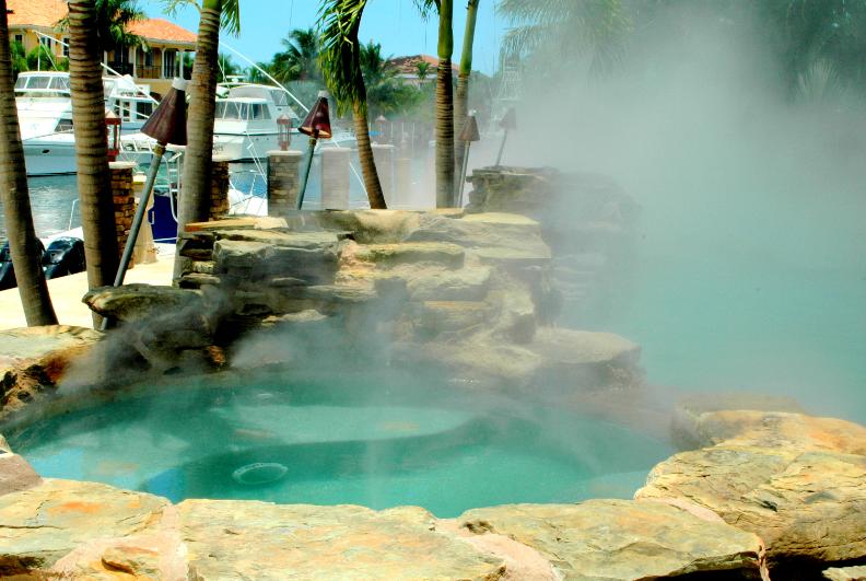 Lagoon Style pool in Polk County by Luxe Outdoor Construction