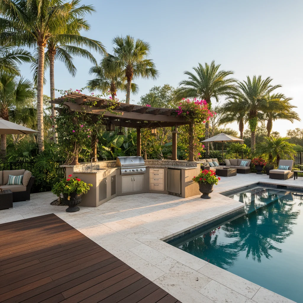 Built-in Grill Island vs Full Outdoor Kitchen | Luxe Outdoor Construction
