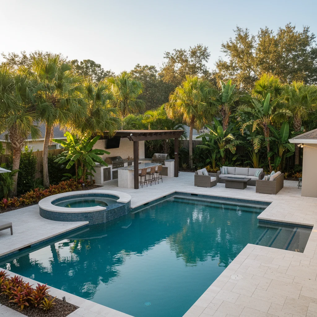 Custom pool in Casselberry FL