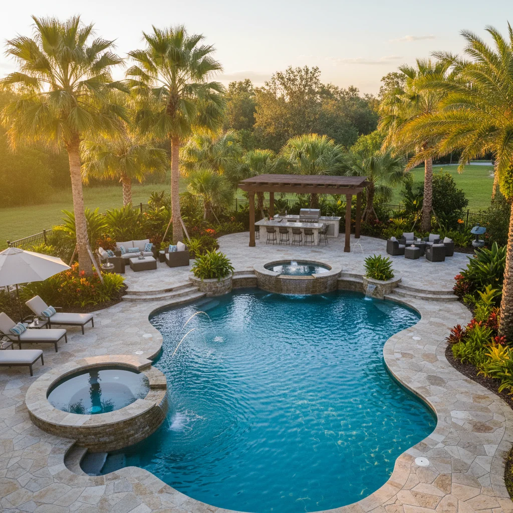 Custom pool in Groveland FL