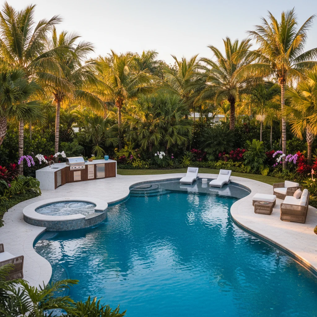 Custom pool in Mascotte FL