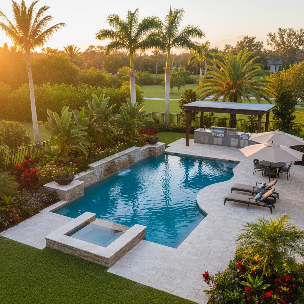 Custom pool in Sanford FL