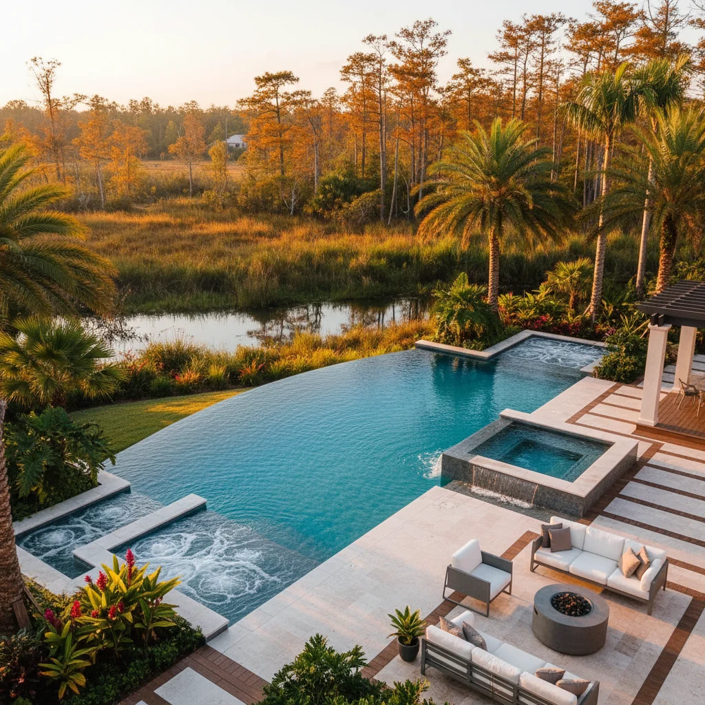 Do infinity pools use more water and energy | Luxe Outdoor Construction