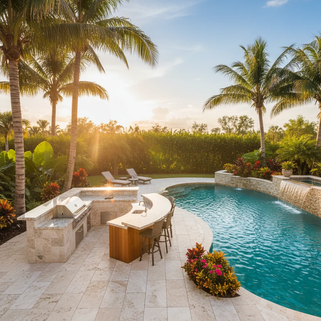 Do you need a permit for an outdoor kitchen in Florida | Luxe Outdoor Construction
