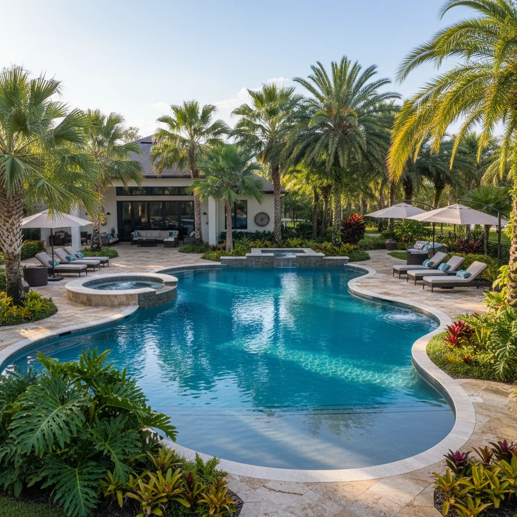 How deep can you build a residential pool in Florida | Luxe Outdoor Construction