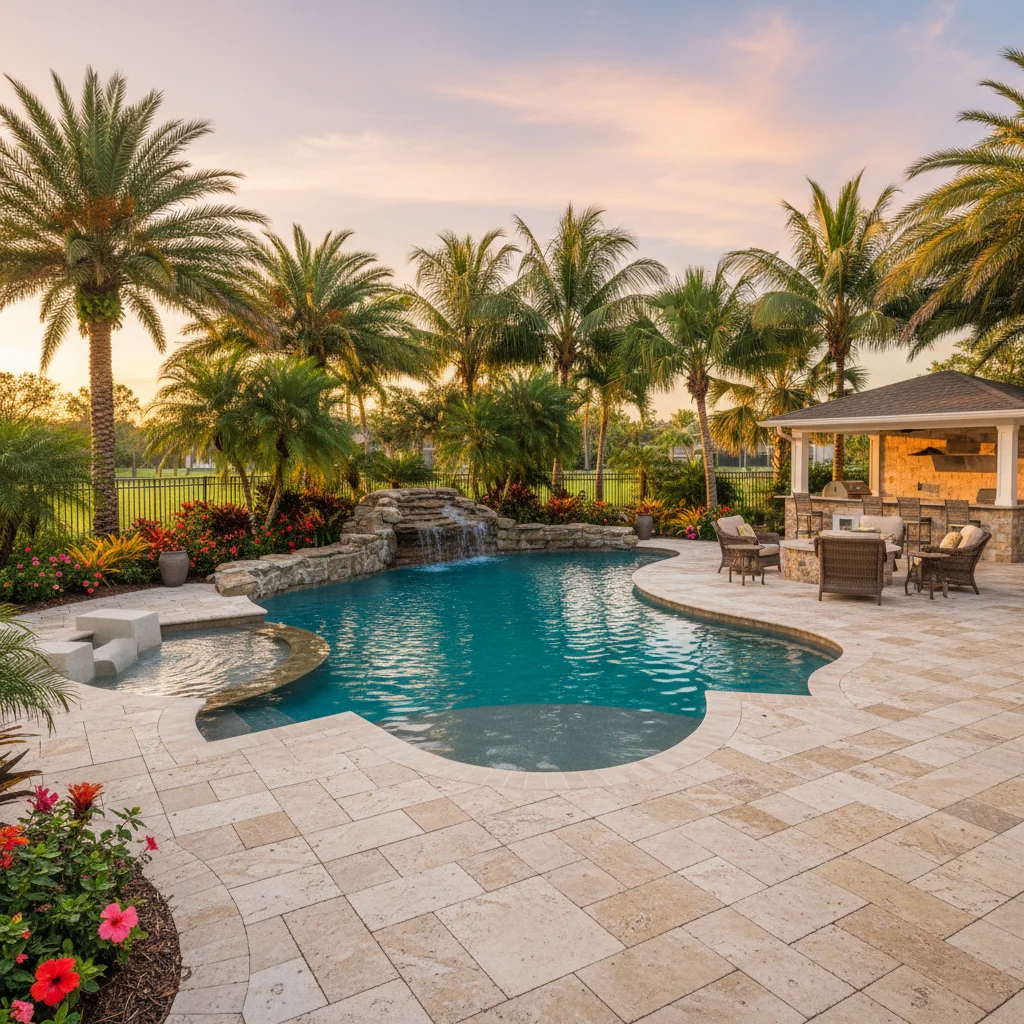 How Long Does a Pool Deck Last in Florida | Luxe Outdoor Construction