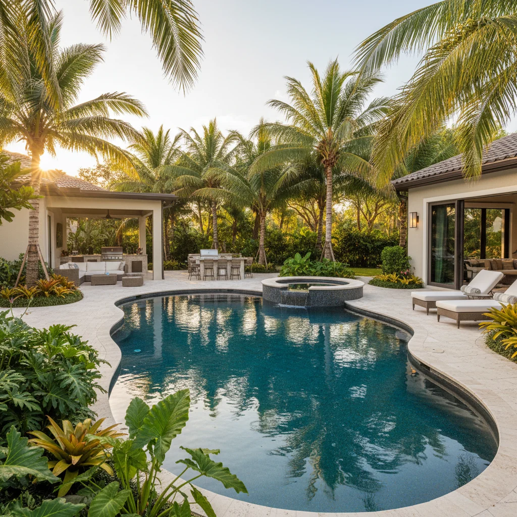 How much does pool resurfacing cost in Florida | Luxe Outdoor Construction