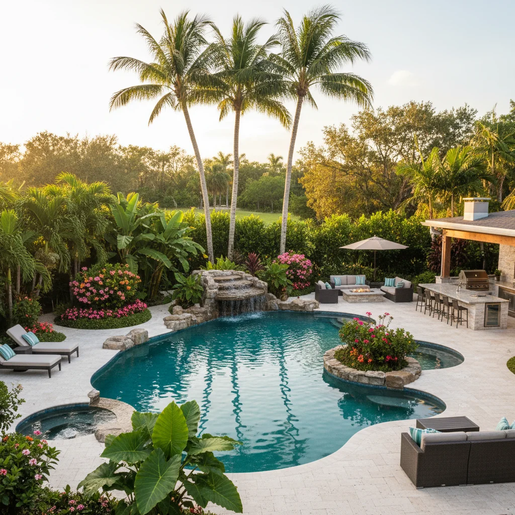 Infinity Pool Builder Titusville FL | Vanishing Edge Pool Design
