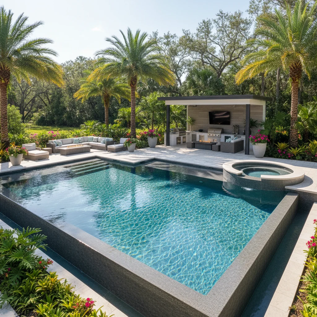 Perimeter Overflow Pool vs Infinity Edge Pool | Luxe Outdoor Construction