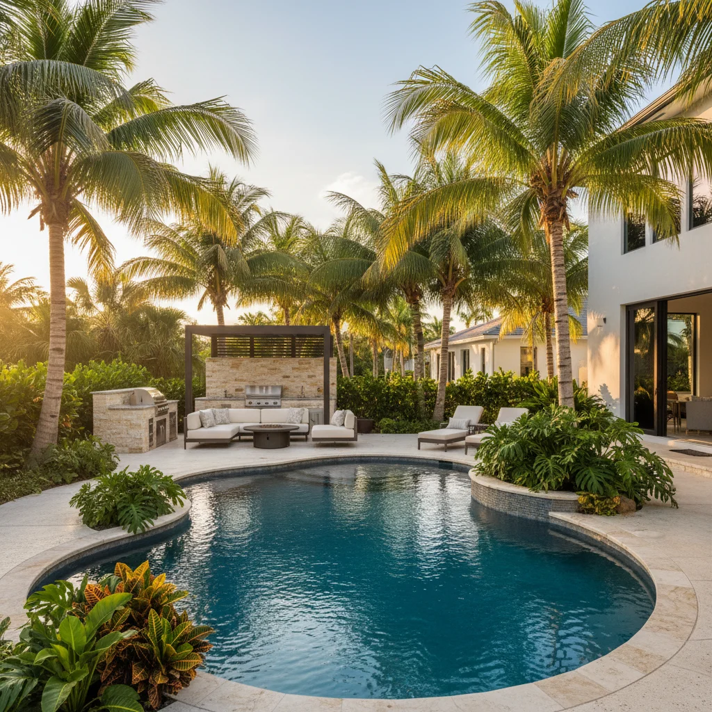 Premium Pool Design project in Geneva, FL by Luxe Outdoor Construction