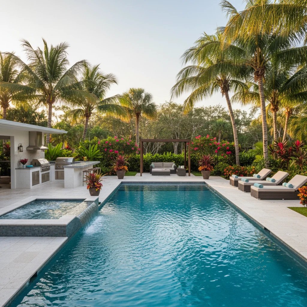 Saltwater Pool Builder Haines City FL | Saltwater Pool Installation