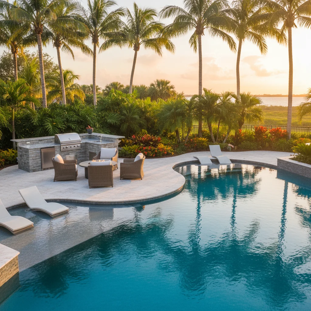 Resort-Style Concept project in Mount Dora, FL by Luxe Outdoor Construction