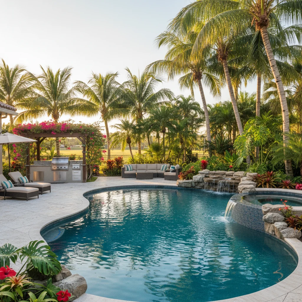 Resort-Style Concept project in Narcoossee, FL by Luxe Outdoor Construction
