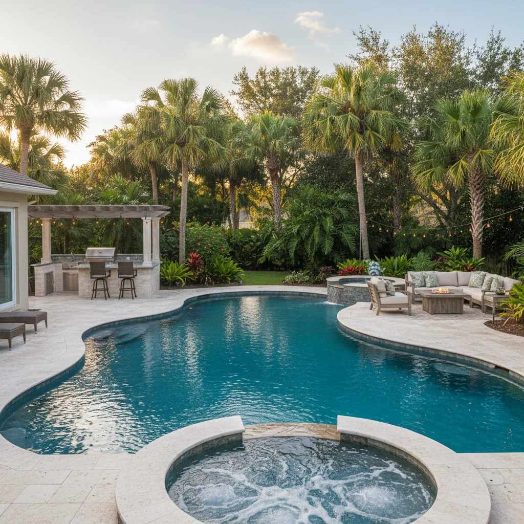 Spa Builder Osceola County FL | Custom Spa Construction