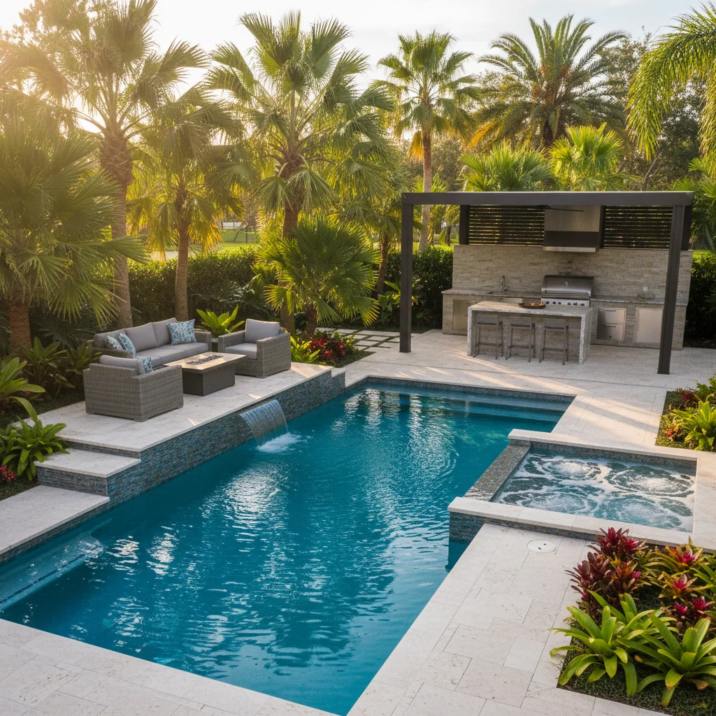 How much is a small inground pool in Central Florida | Luxe Outdoor Construction