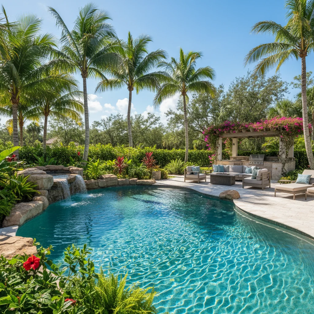 How to Keep Chlorine Balanced in Florida Pool | Luxe Outdoor Construction