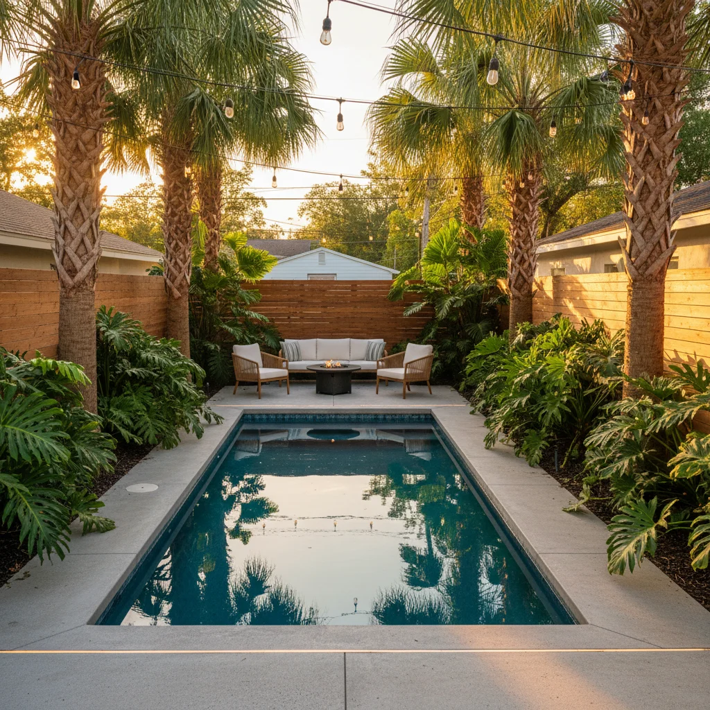 Modern Pool Design Ideas for Small Florida Yards | Luxe Outdoor Construction