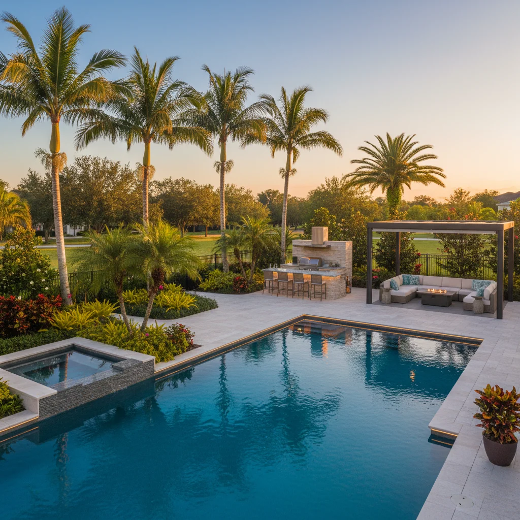 What is the cheapest type of inground pool in Florida | Luxe Outdoor Construction