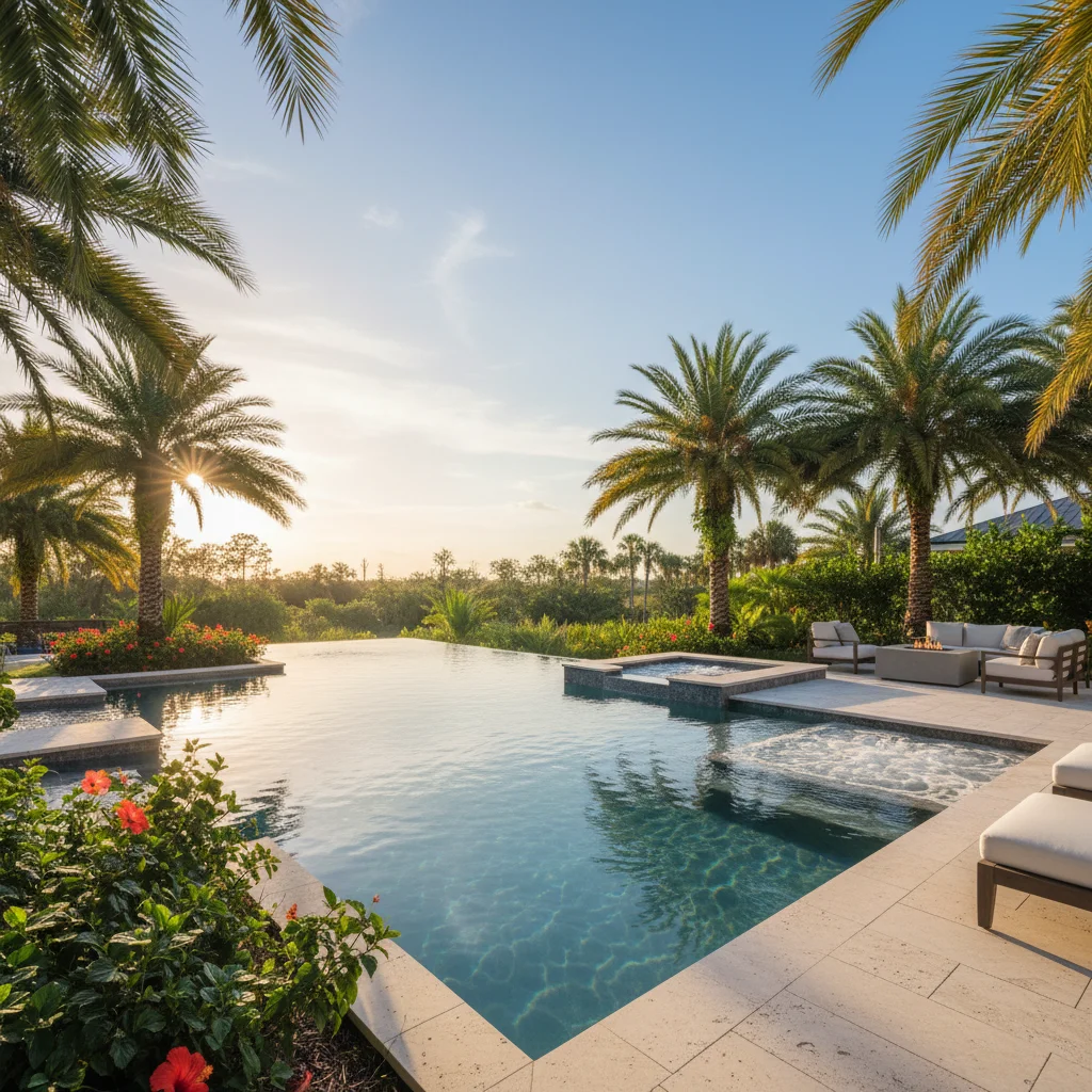 Zero Edge Pool Design Options Central Florida | Infinity Pool Ideas